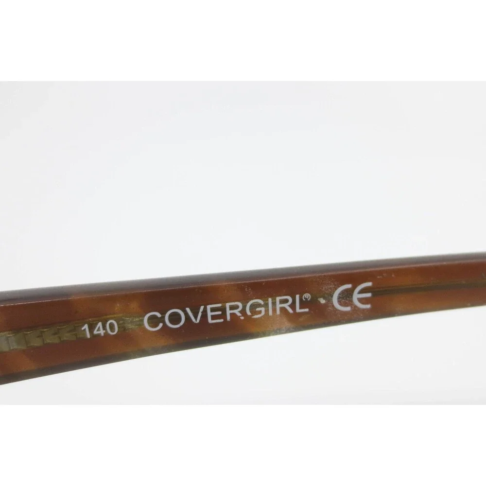 Covergirl CG0391 Eyeglasses Brown Tortoise Shell Rectangular Frames 53-14-140
